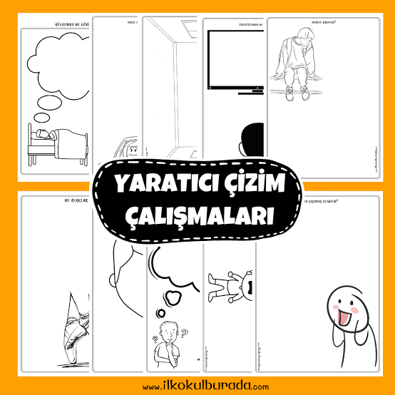 Düşün ve Resmi Tamamla- Yaratıcı Çizim Çalışmaları