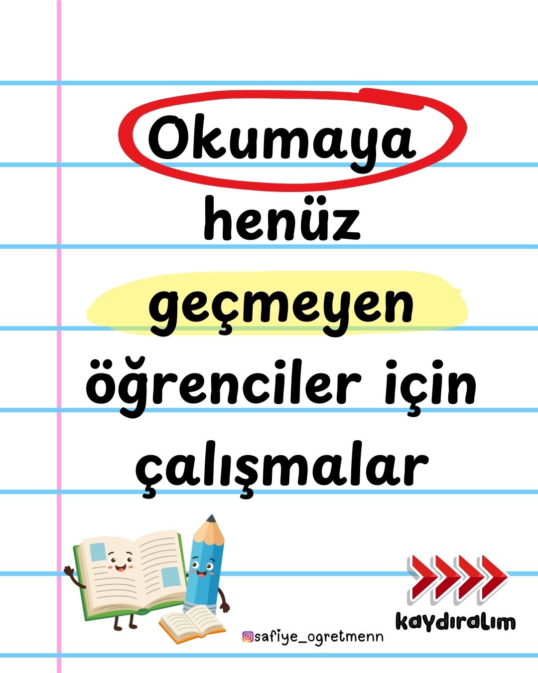 1.Sınıf - Harf-Hece-Kelime Tabloları
