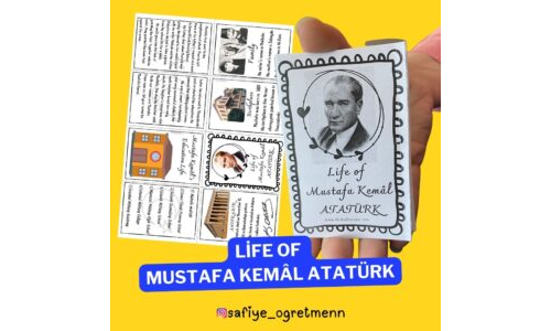 Life of Mustafa Kemâl ATATÜRK- Mini Book
