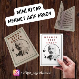 Mehmet Akif Ersoy Mini Kitap Yapma Etkinliği